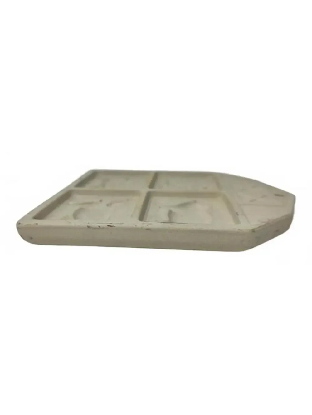Vintage Pampered Chef Farmyard Friends Cookie Mold Stoneware Trivet 1994